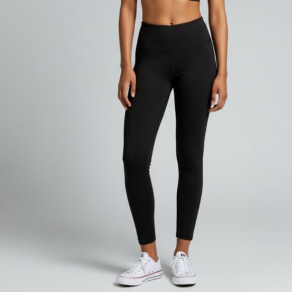 Courageous Black Straight Leg Leggings-Size L-Foam Butt Pads That Shape & Round - Picture 1 of 9